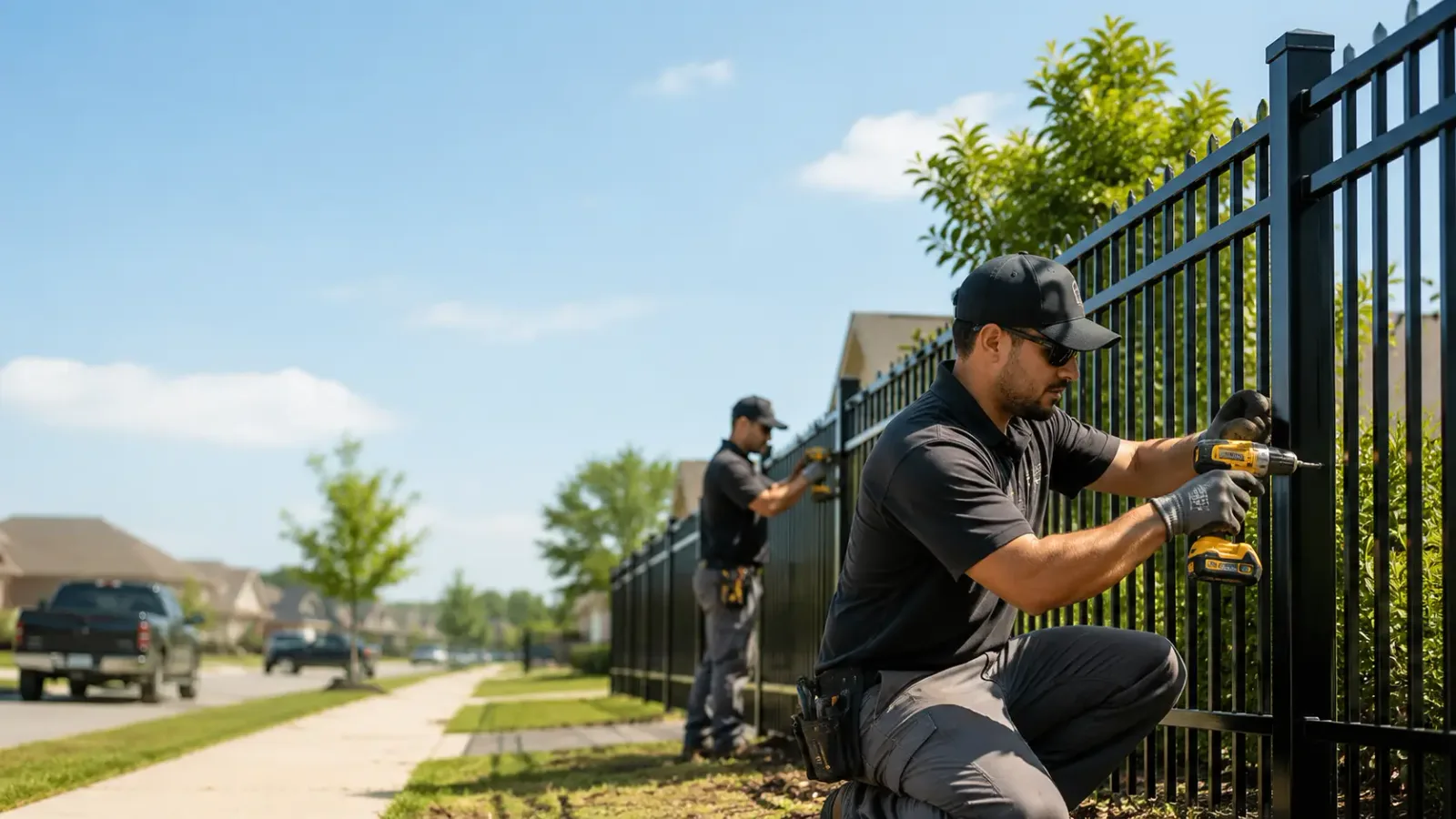 Metal Fence Installation in Line Lexington, PA